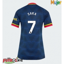 Camiseta Arsenal Bukayo Saka #7 Visitante Equipación para mujer 2026-27 manga corta